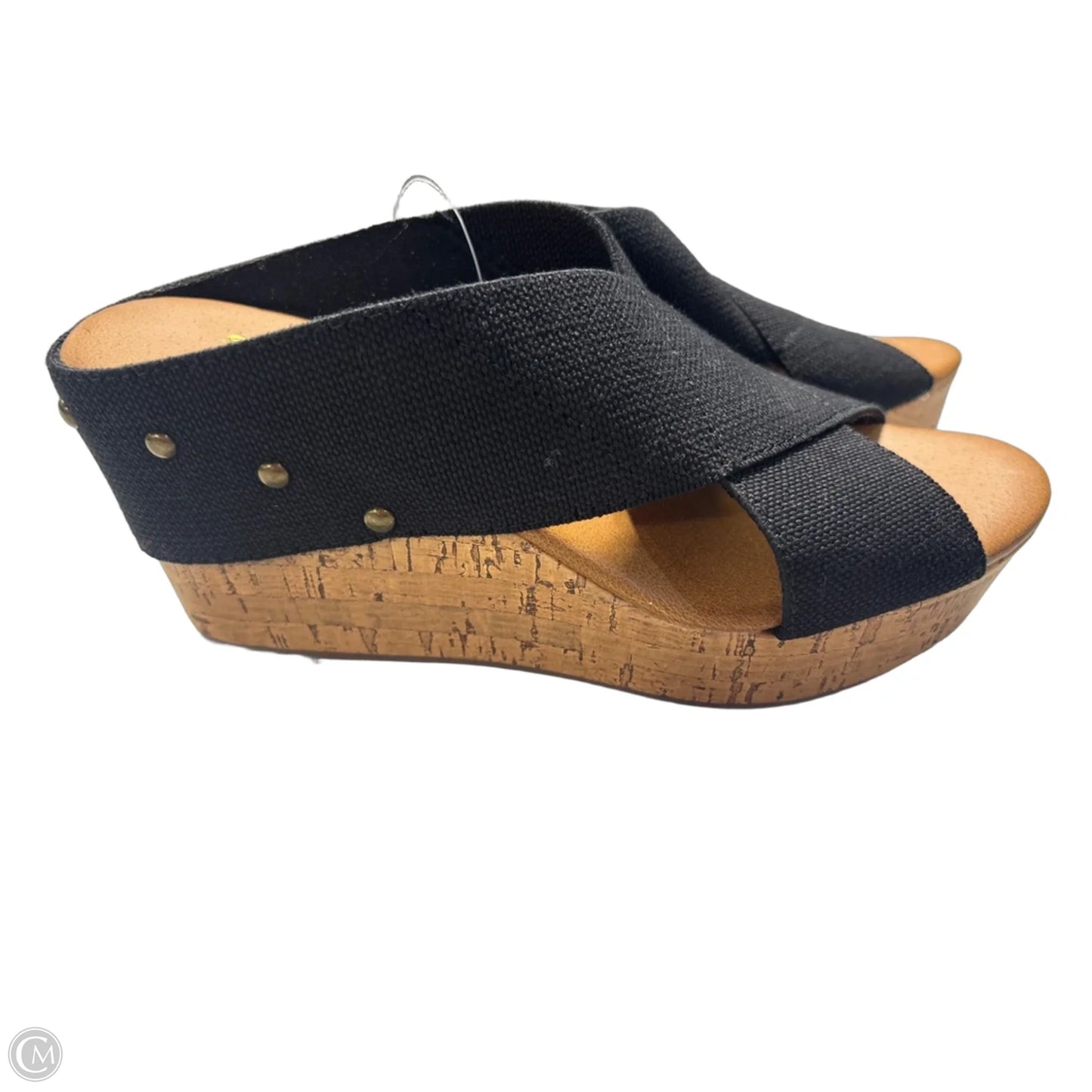 Shoes Heels Wedge By Sonoma In Black & Brown, Size: 6.5