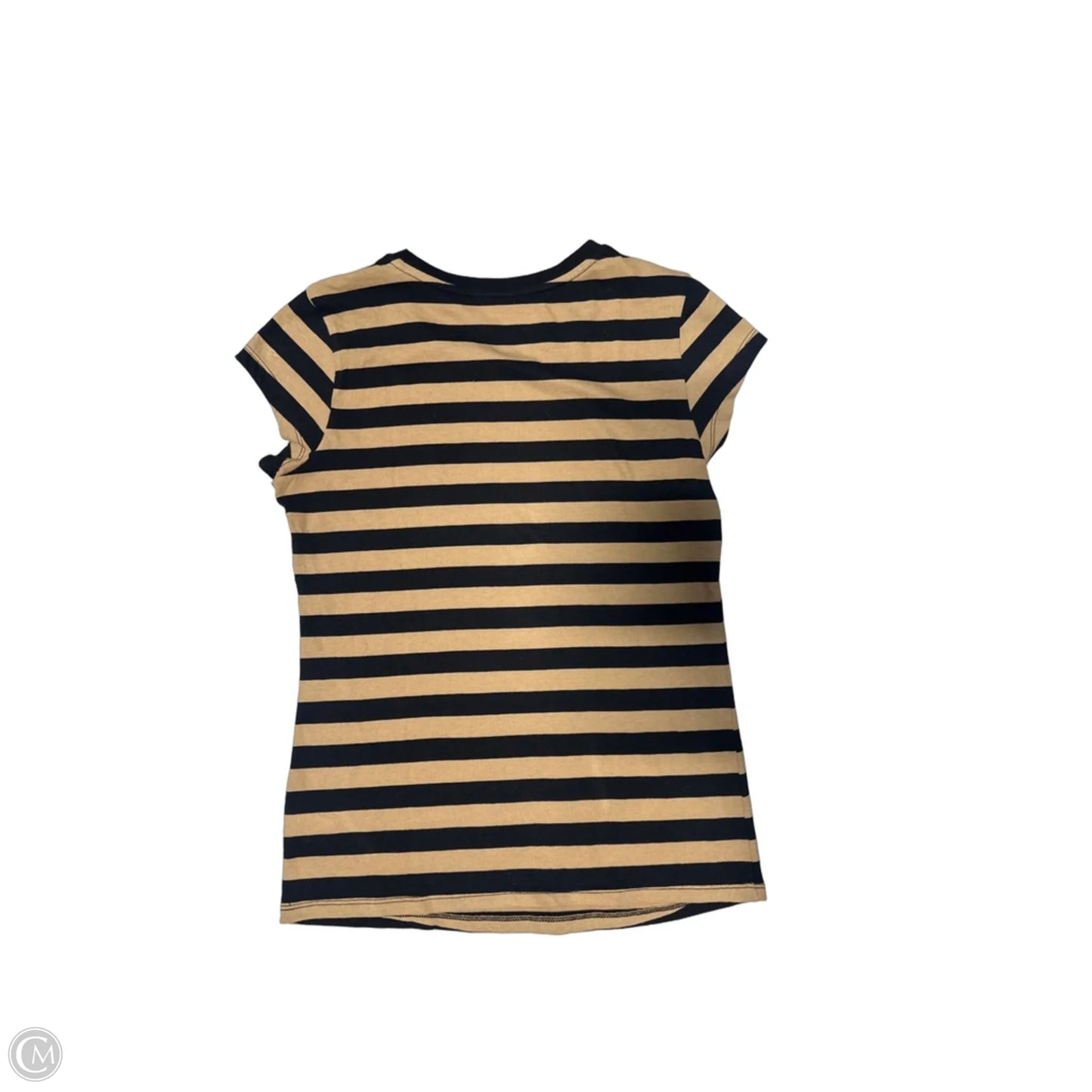 Top Short Sleeve By Universal Thread In Brown & Tan, Size: Xs