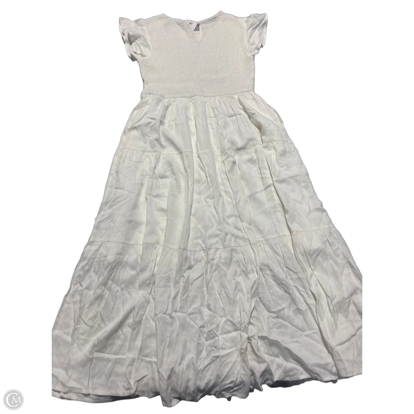 Dress Casual Maxi By Merokeety In White, Size: L