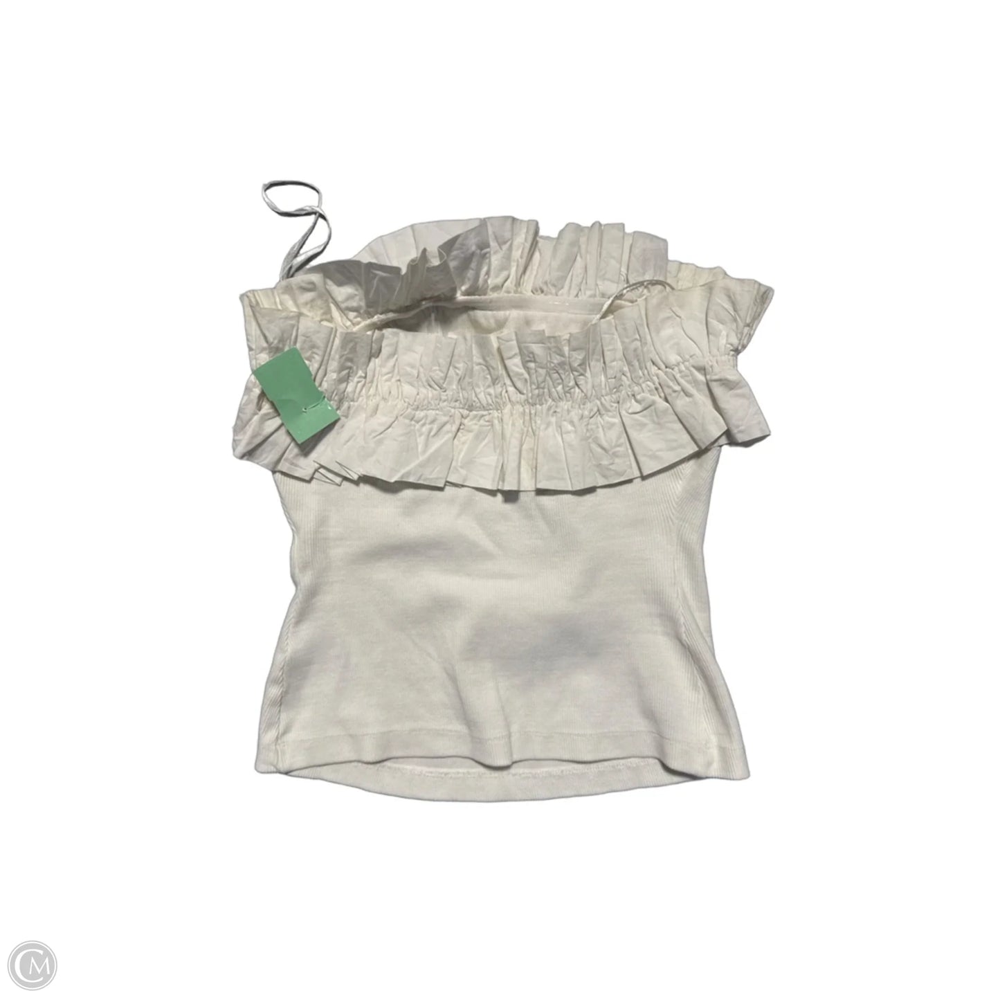 Top Sleeveless By Maeve In White, Size: M