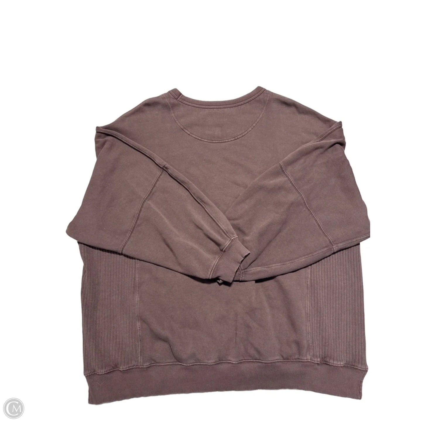 Sweatshirt Crewneck By Aerie In Brown, Size: Xl
