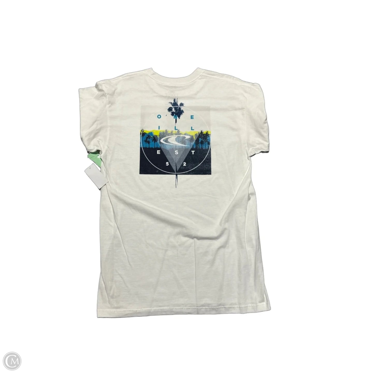 Top Short Sleeve By Oneill In White, Size: L
