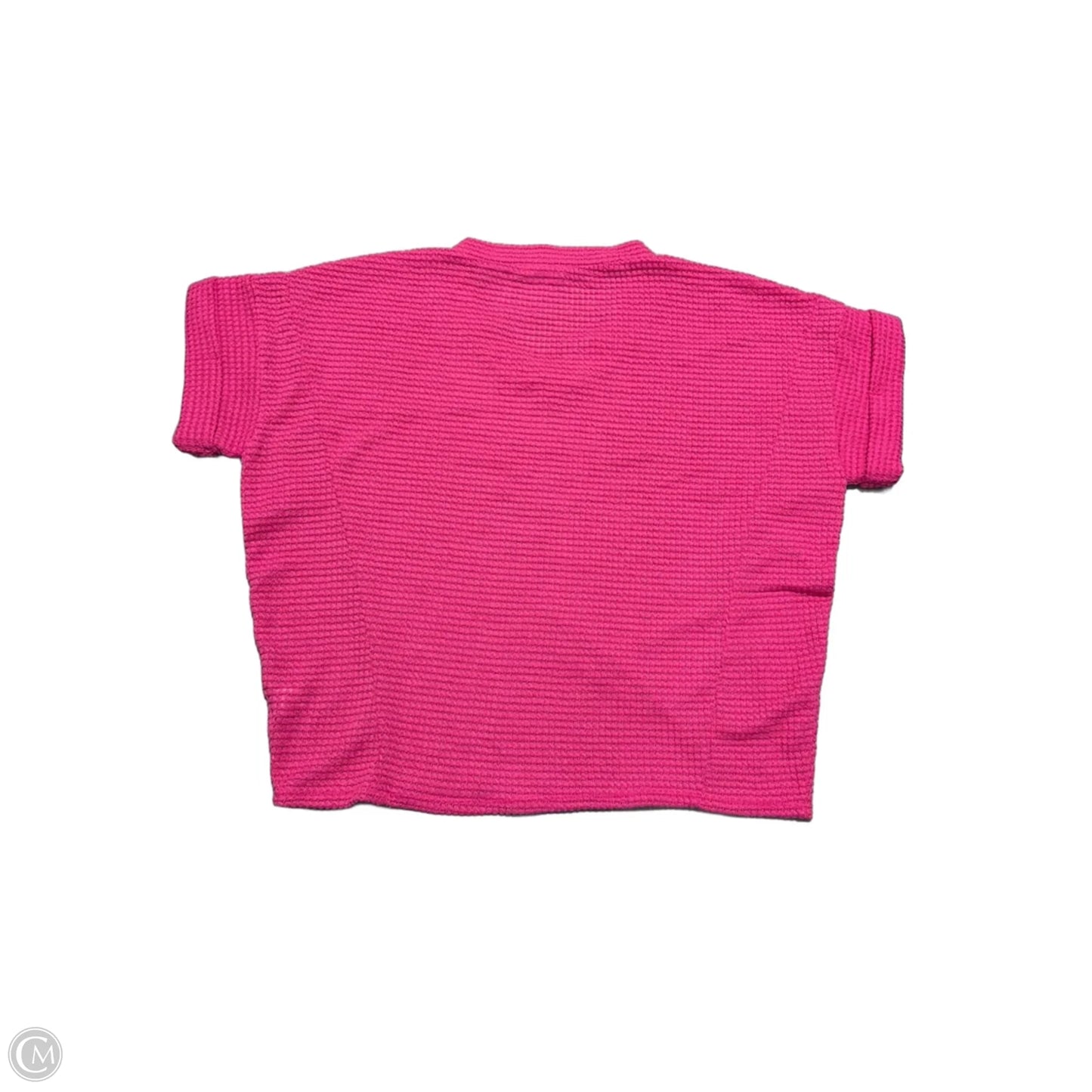 Top Short Sleeve By Andree By Unit In Pink, Size: M