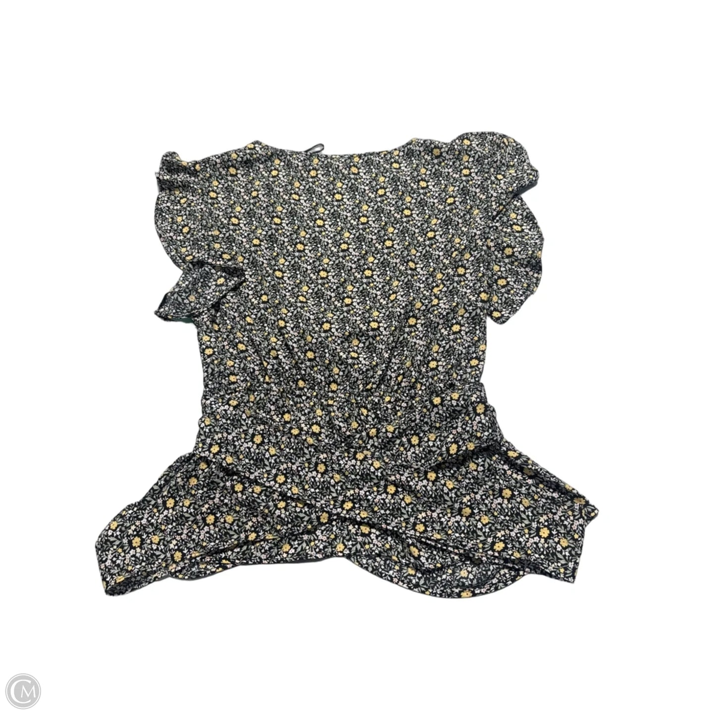 Top Short Sleeve By Max Studio In Floral Print, Size: L