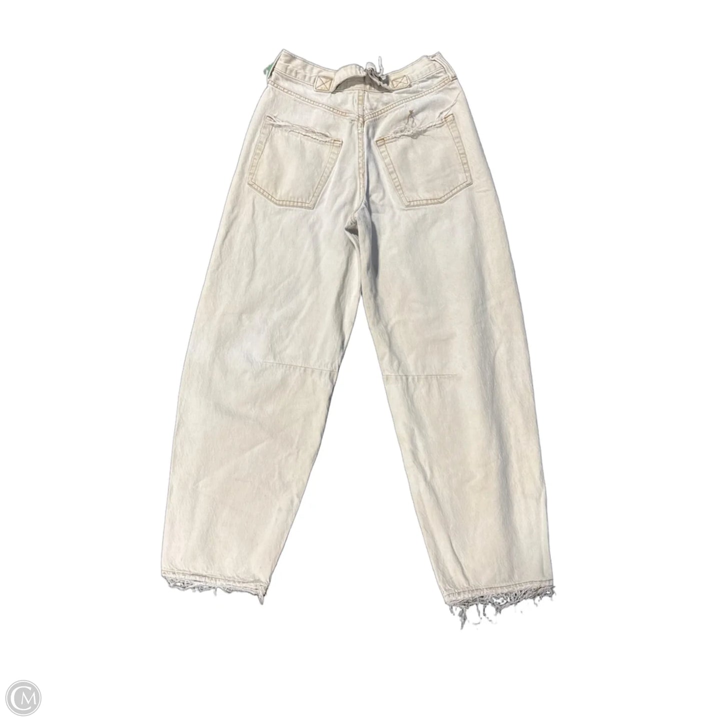 Jeans Wide Leg By Urban Outfitters In Beige, Size: 0