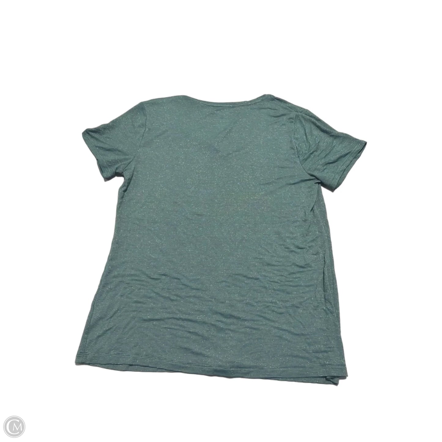 Top Short Sleeve By Nine West In Green, Size: L