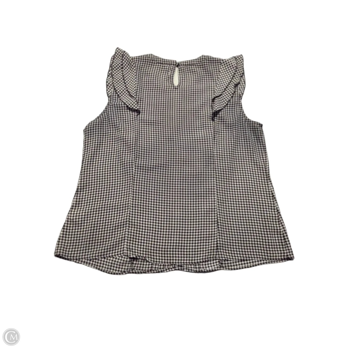 Tank Top By Elle In Checkered Pattern, Size: L