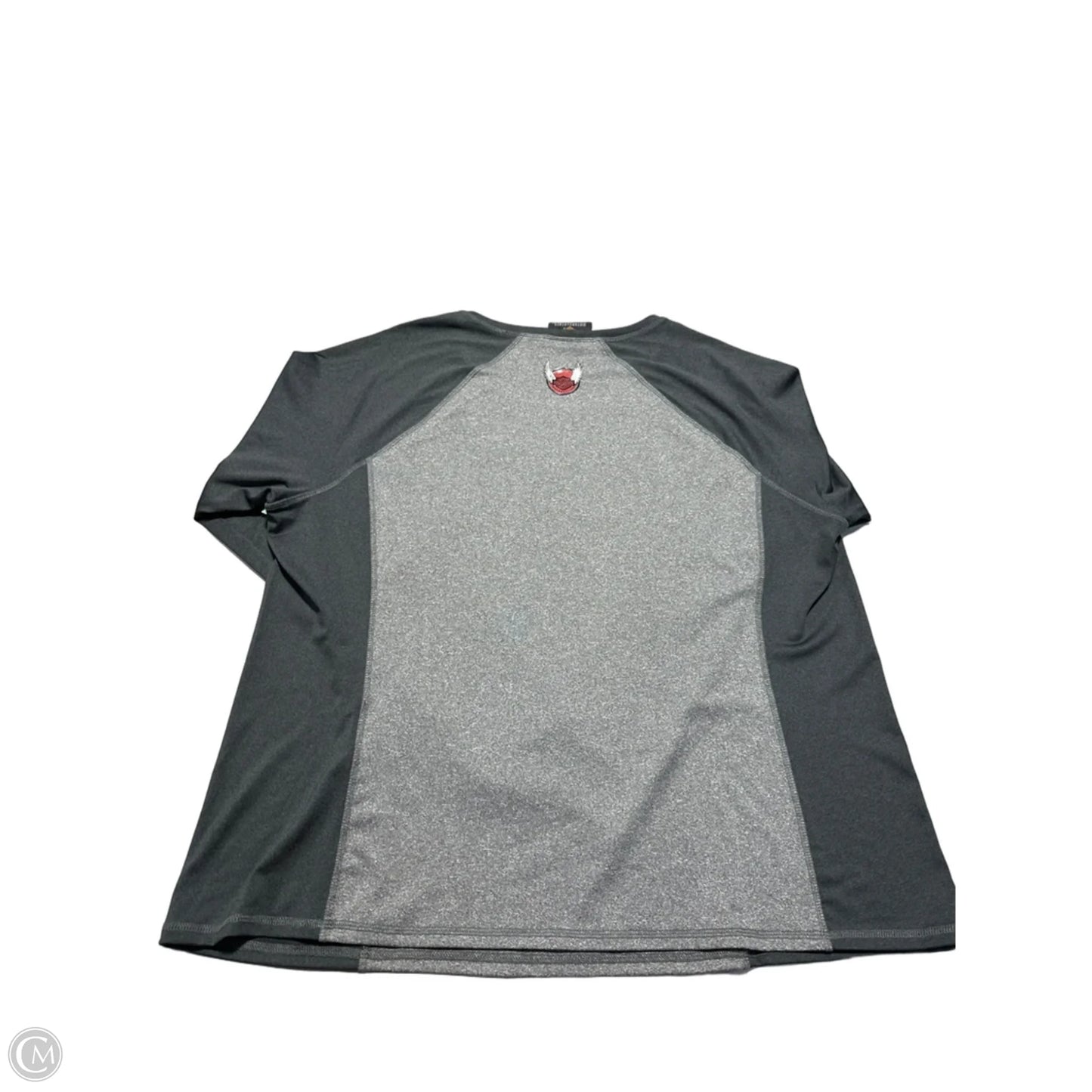 Top Long Sleeve By Harley Davidson In Grey, Size: 2x