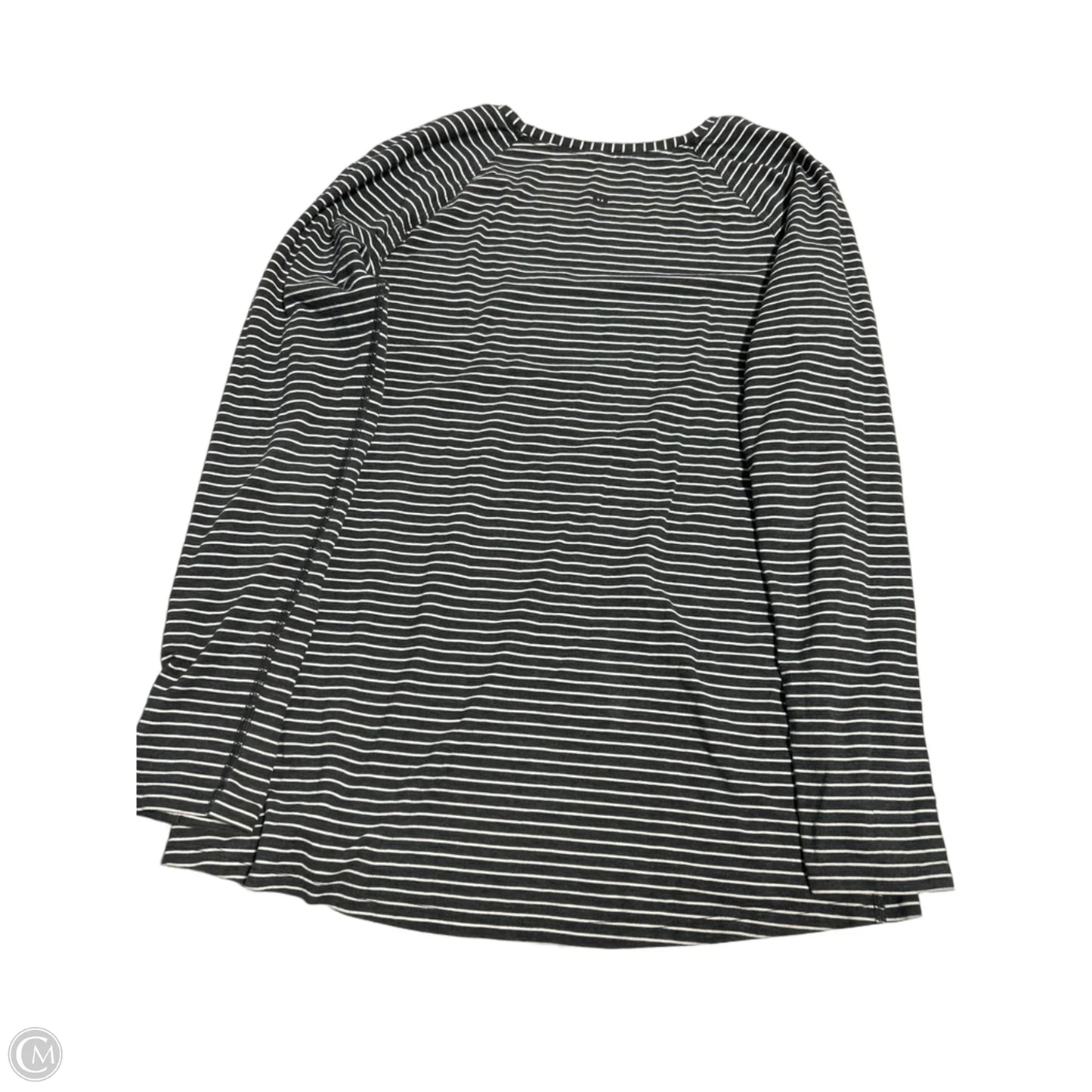 Top Long Sleeve By Lululemon In Striped Pattern, Size: M