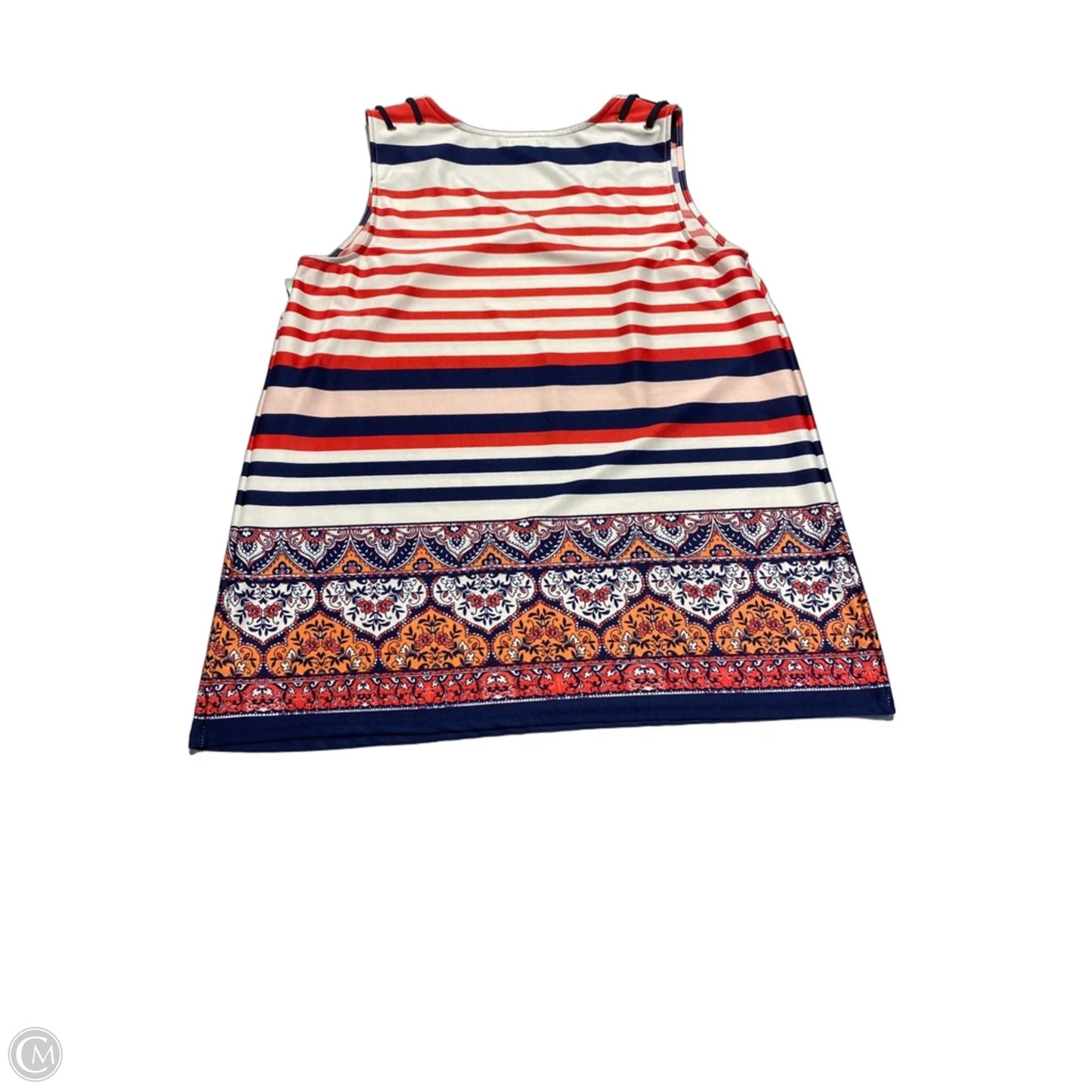 Tank Top By In Studio In Striped Pattern, Size: 1x