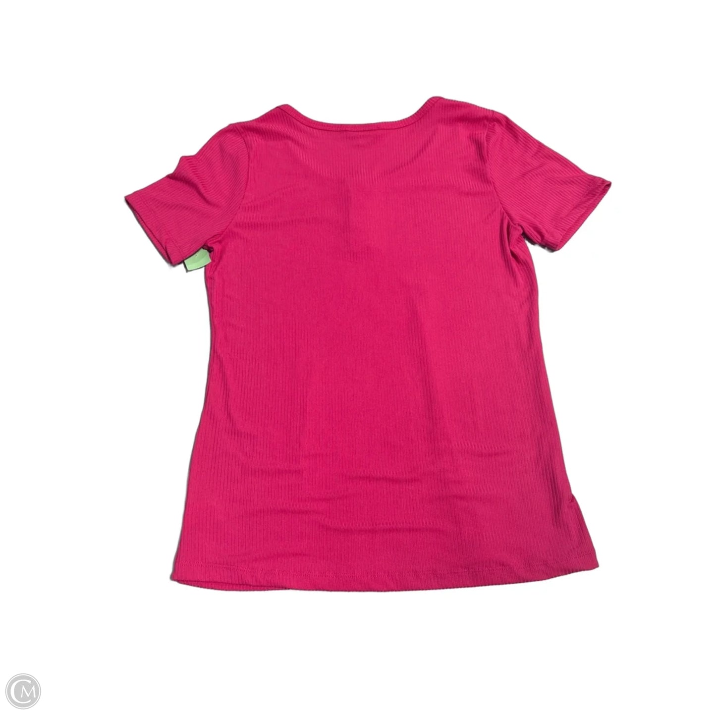Top Short Sleeve By White Birch In Pink, Size: L