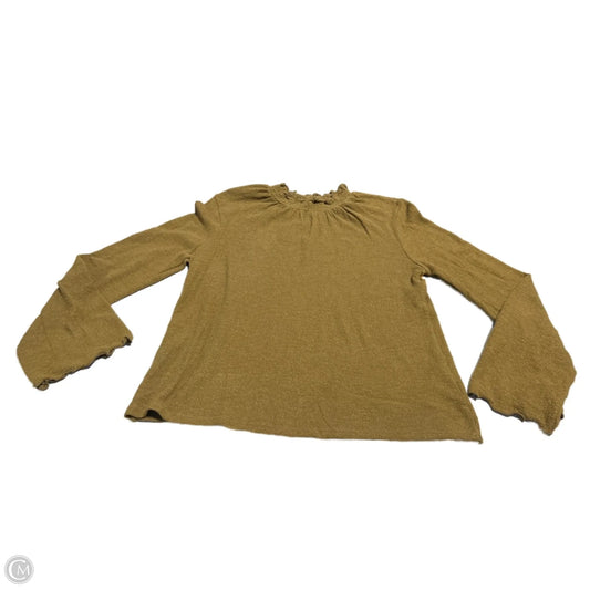 Top Long Sleeve By Madewell In Green, Size: L