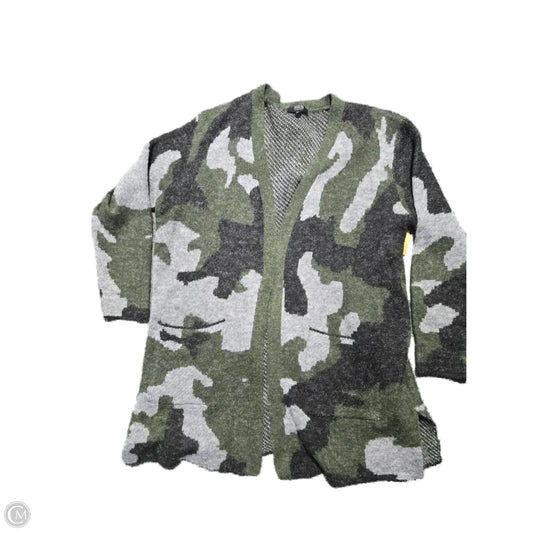 Cardigan By Cme In Camouflage Print, Size: L