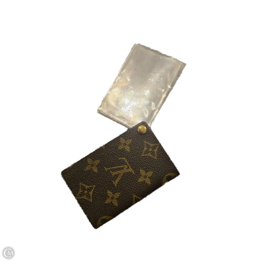 Id/card Holder Luxury Designer By Louis Vuitton, Size: Small
