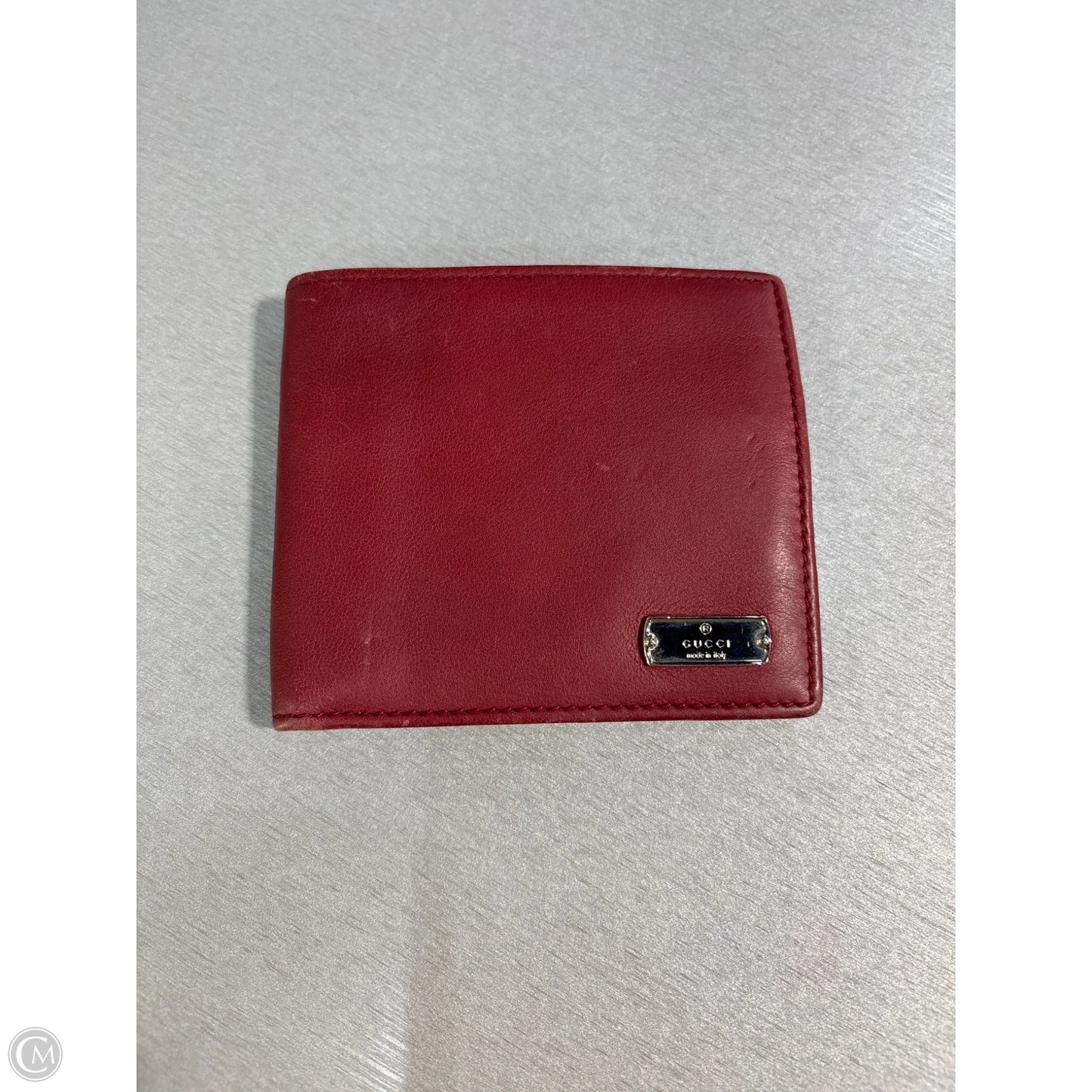 Wallet Luxury Designer By Gucci, Size: Small