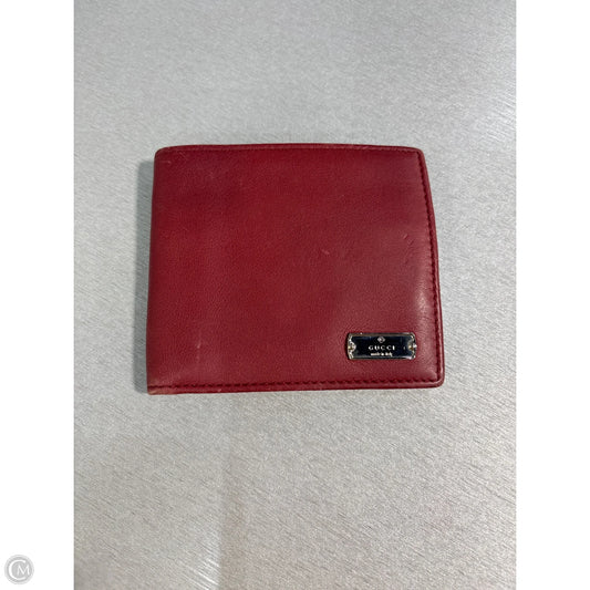 Wallet Luxury Designer By Gucci, Size: Small