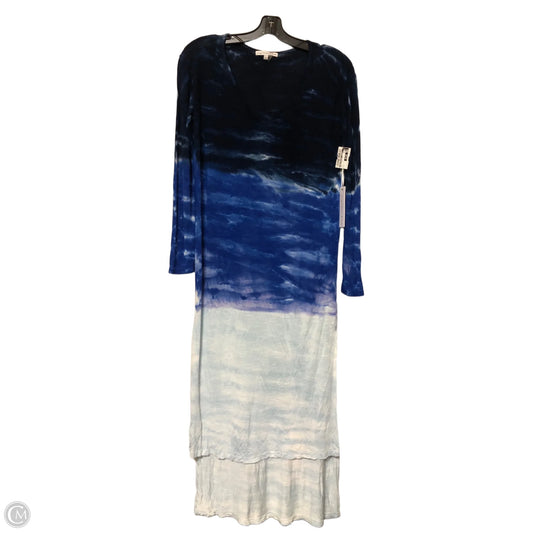 Dress Casual Midi By Young Fabulous & Broke In Blue, Size: L
