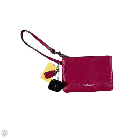 Wristlet Designer By Coach, Size: Small