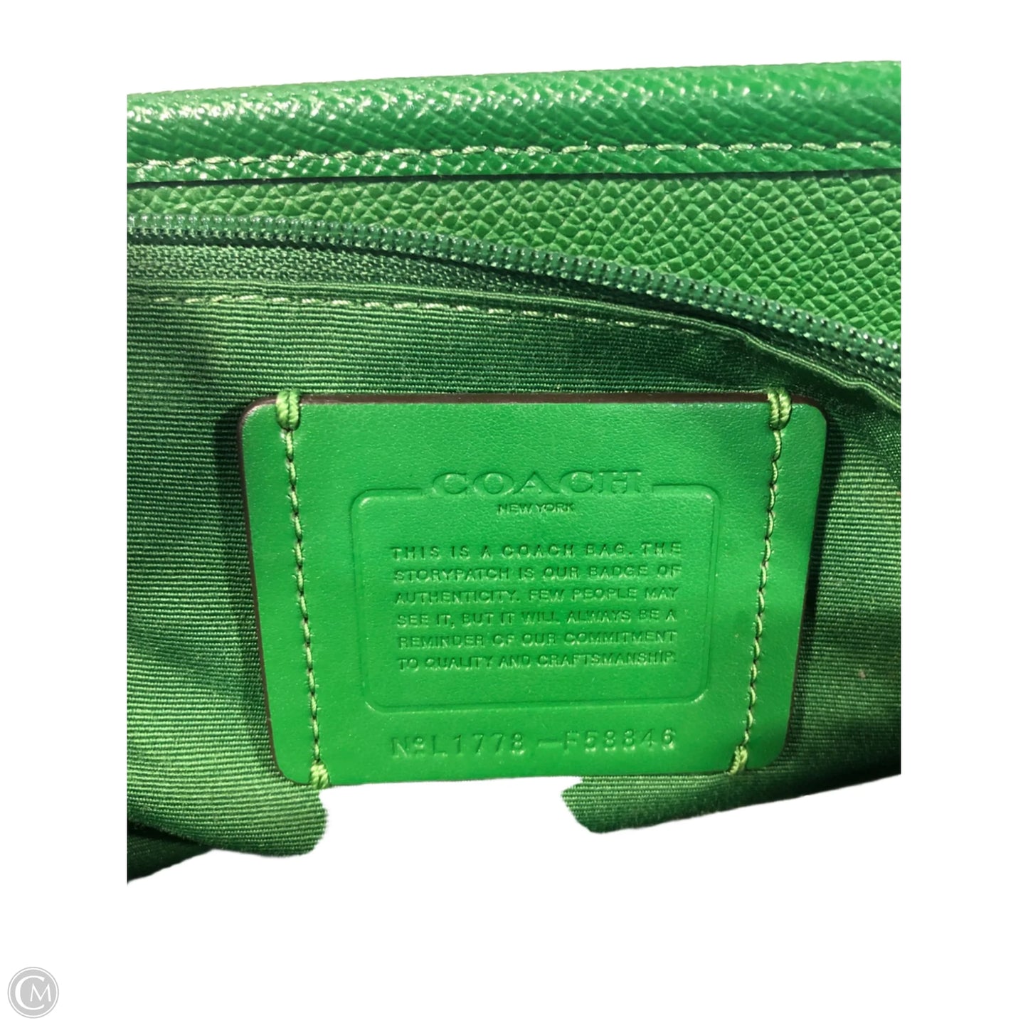 Handbag Designer By Coach, Size: Large