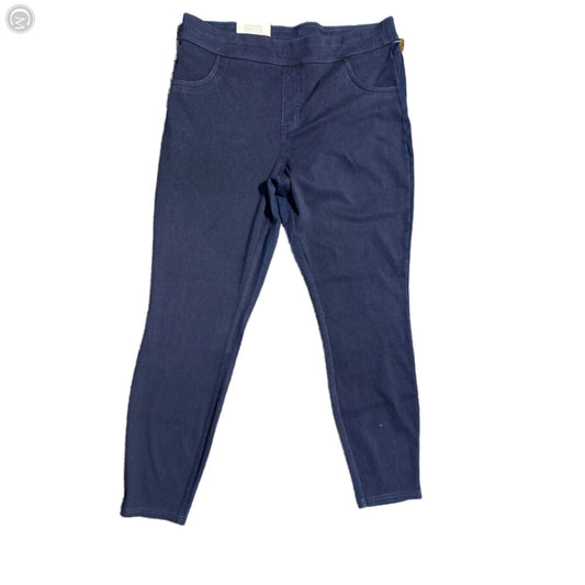Jeans Jeggings By Hue In Blue Denim, Size: 16