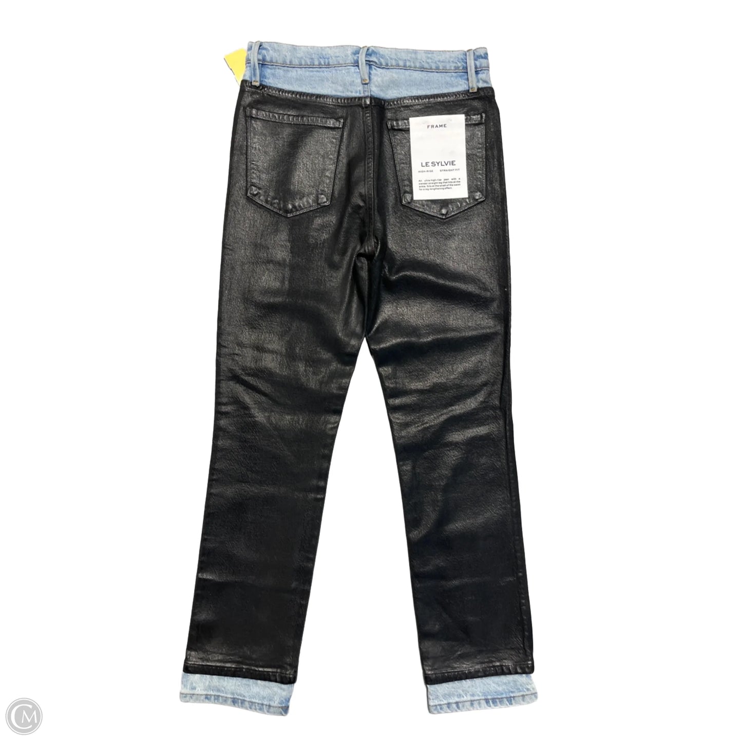 Jeans Straight By Frame In Blue Denim, Size: 6