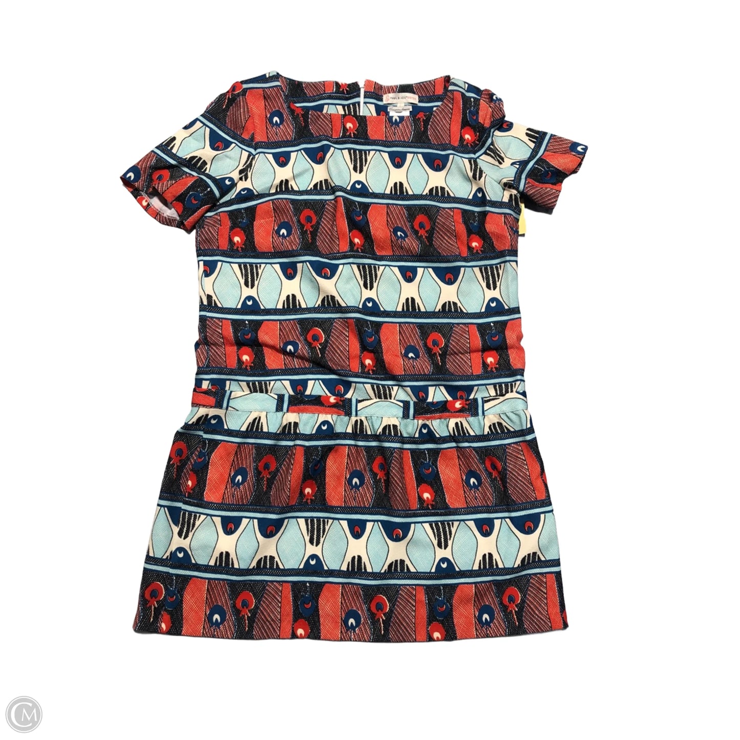 Dress Casual Midi By Cmc In Multi-colored, Size: L