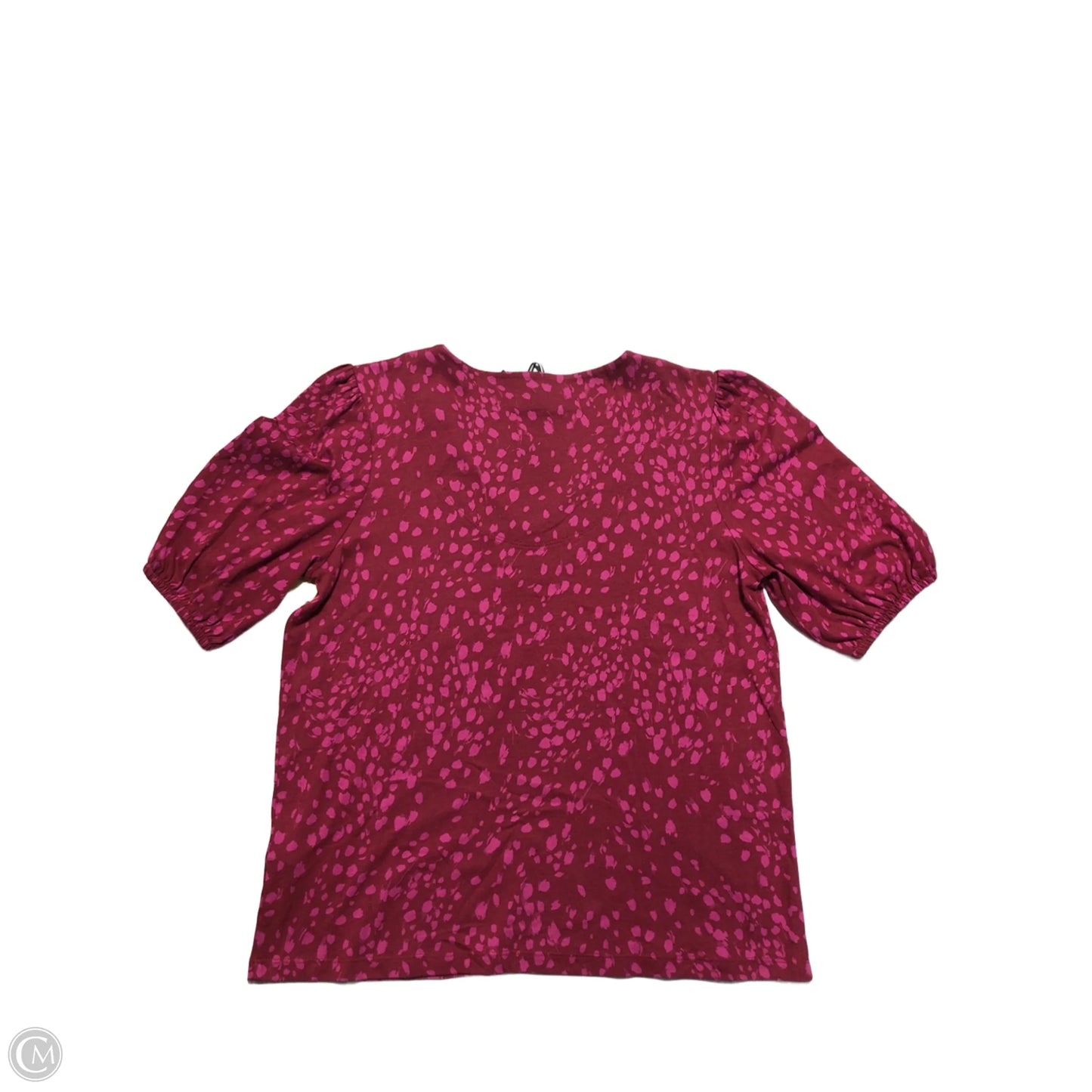 Top Short Sleeve By Cmc In Red, Size: M