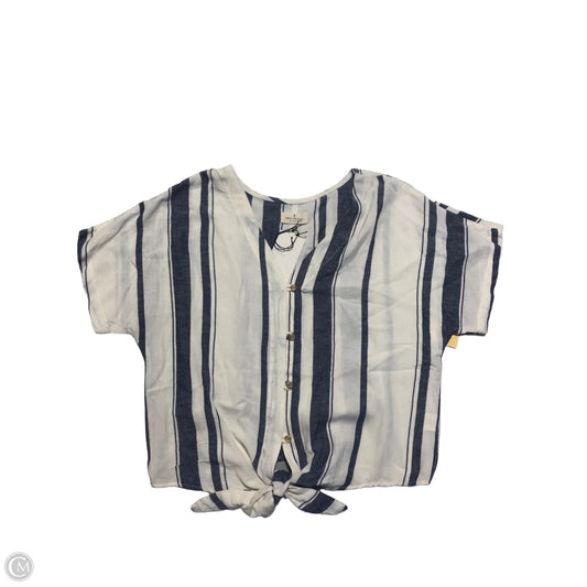 Top Short Sleeve By Thread And Supply In Striped Pattern, Size: Xs