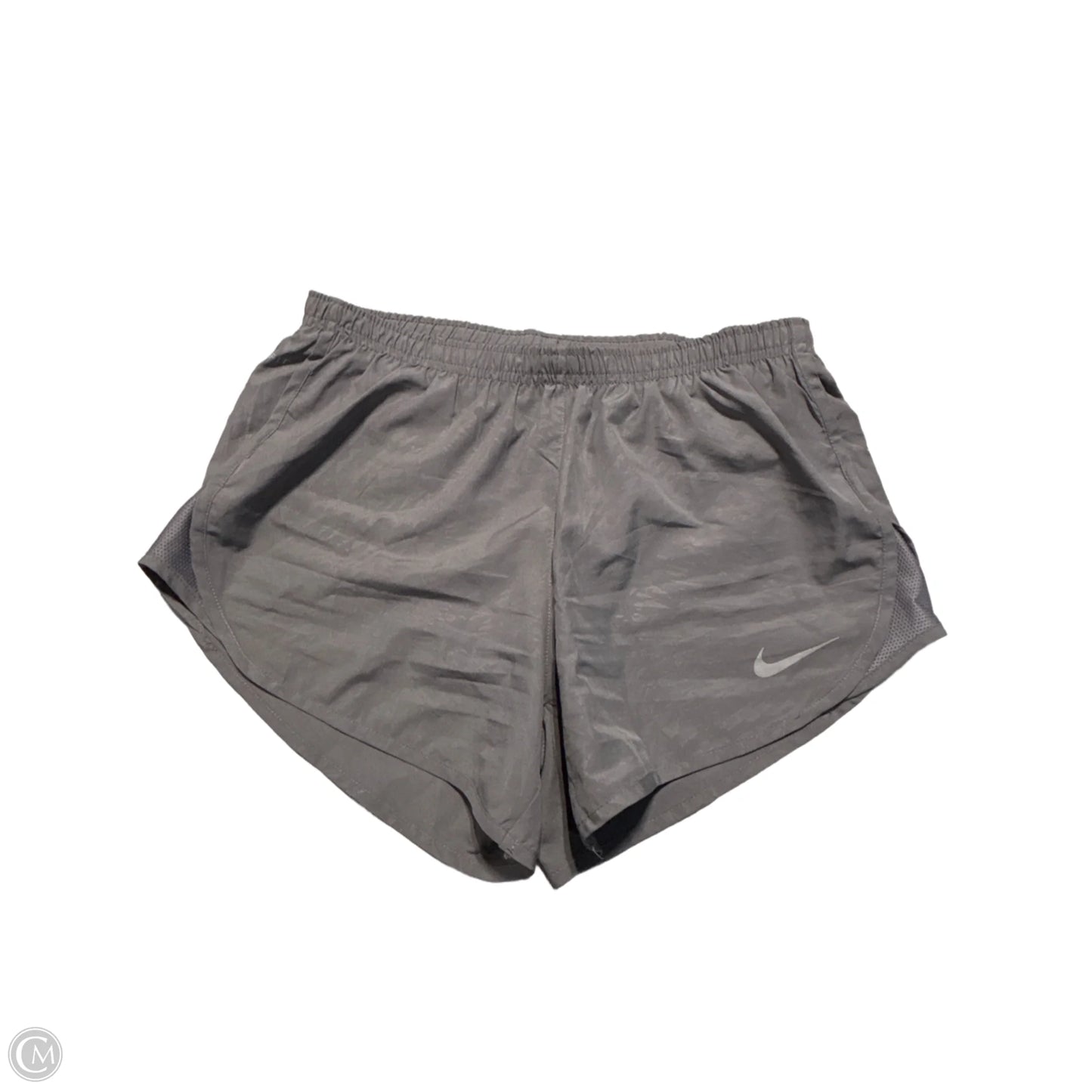 Athletic Shorts By Nike In Grey, Size: S
