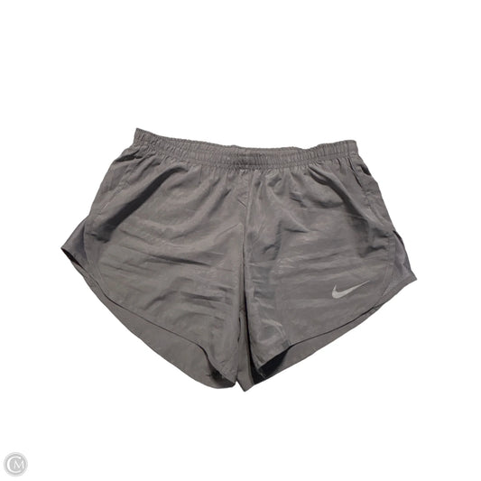 Athletic Shorts By Nike In Grey, Size: S