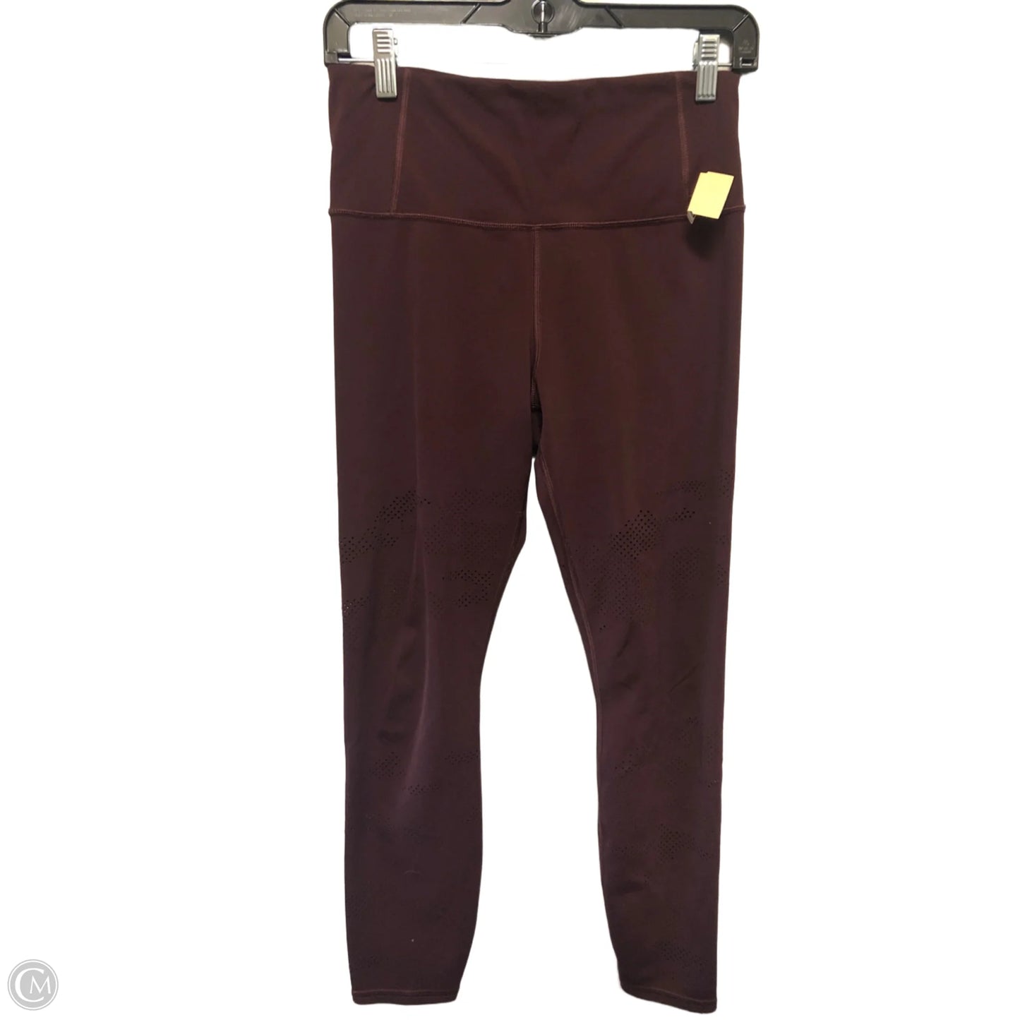 Athletic Leggings By Athleta In Maroon, Size: S