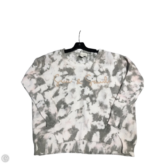 Sweater By Vintage Havana In Tie Dye Print, Size: S