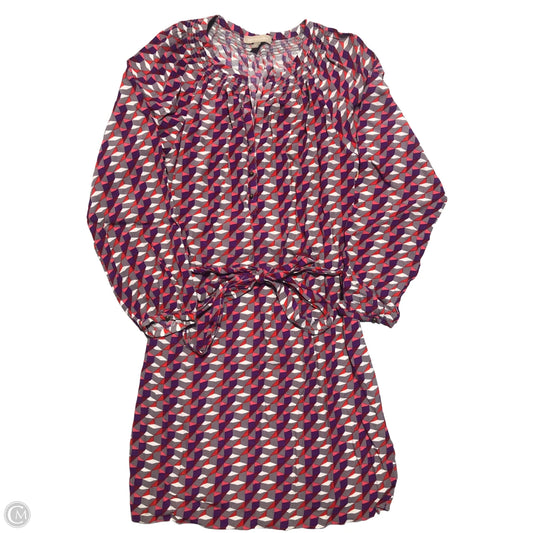 Dress Casual Short By Banana Republic In Purple & Red, Size: L
