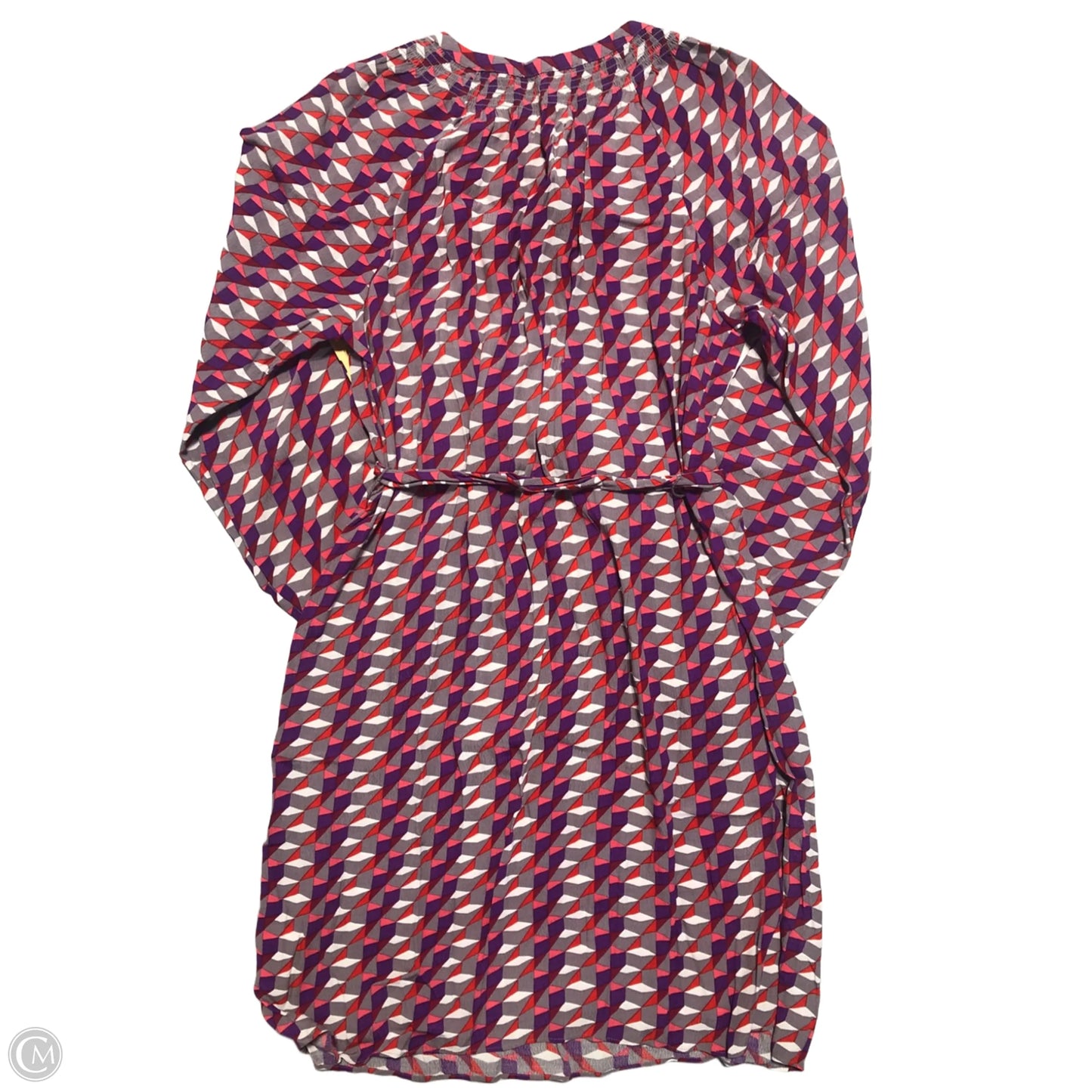 Dress Casual Short By Banana Republic In Purple & Red, Size: L