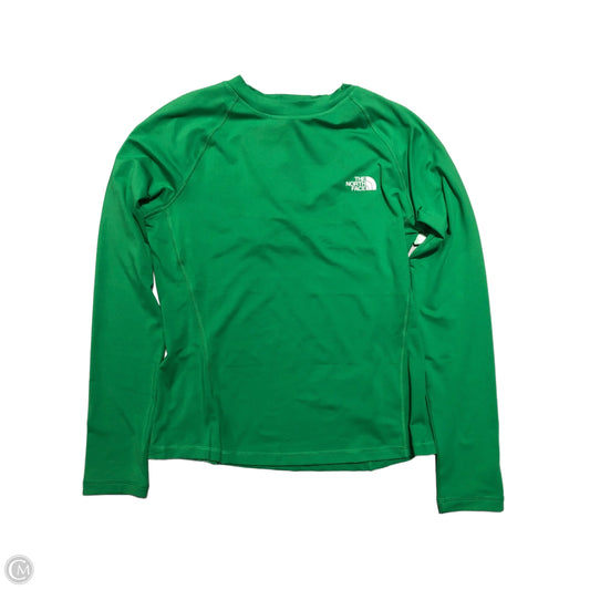 Top Long Sleeve By The North Face In Green, Size: M