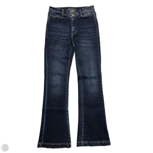 Jeans Flared By Kancan In Blue Denim, Size: 30