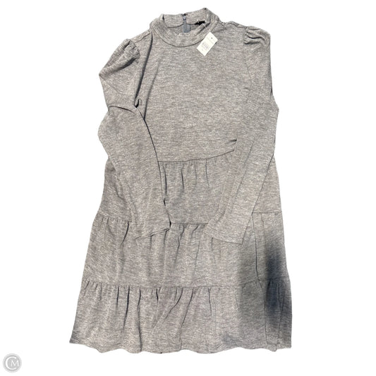 Dress Casual Short By Ann Taylor In Grey, Size: M