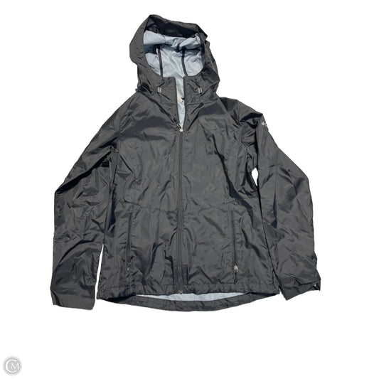 Jacket Windbreaker By Columbia In Black, Size: M