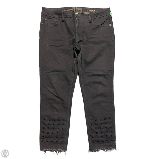 Jeans Skinny By Dl1961 In Black Denim, Size: 14