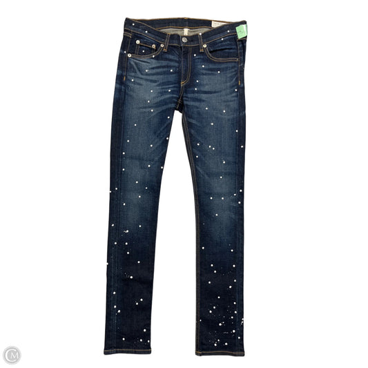 Jeans Skinny By Rag & Bones Jeans In Blue Denim, Size: 6