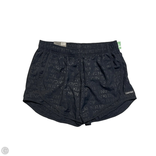 Athletic Shorts By Calvin Klein In Black, Size: S