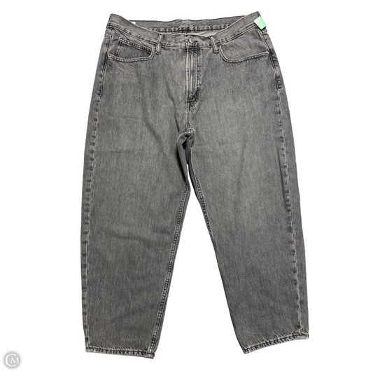 Jeans Straight By Gap In Black, Size: 16