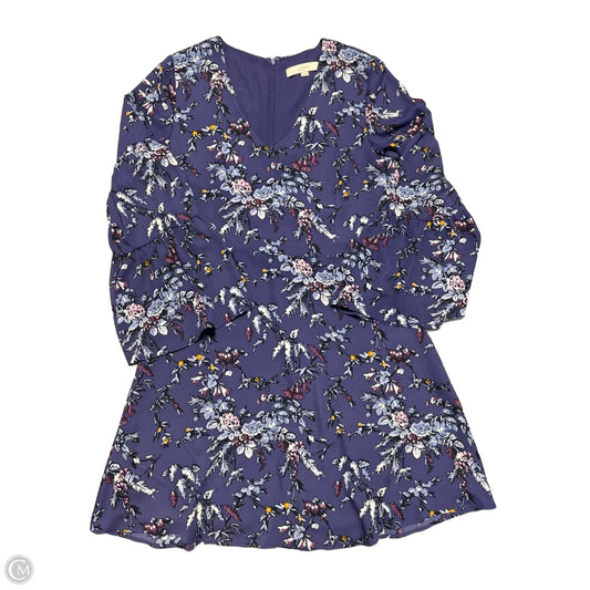 Dress Casual Short By Loft In Purple, Size: M
