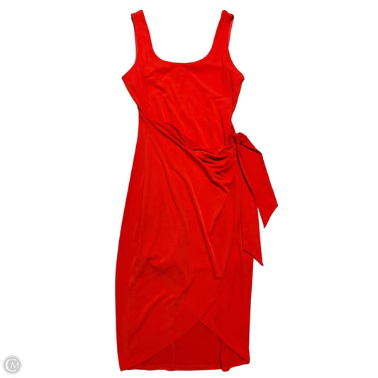 Dress Casual Midi By Express In Red, Size: S