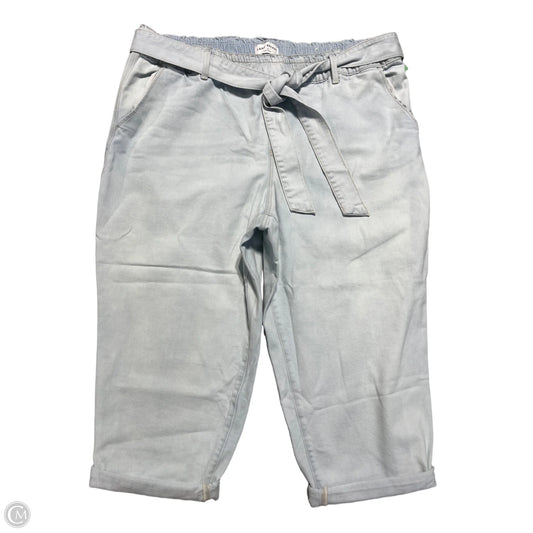 Capris By Lane Bryant In Blue Denim, Size: 22