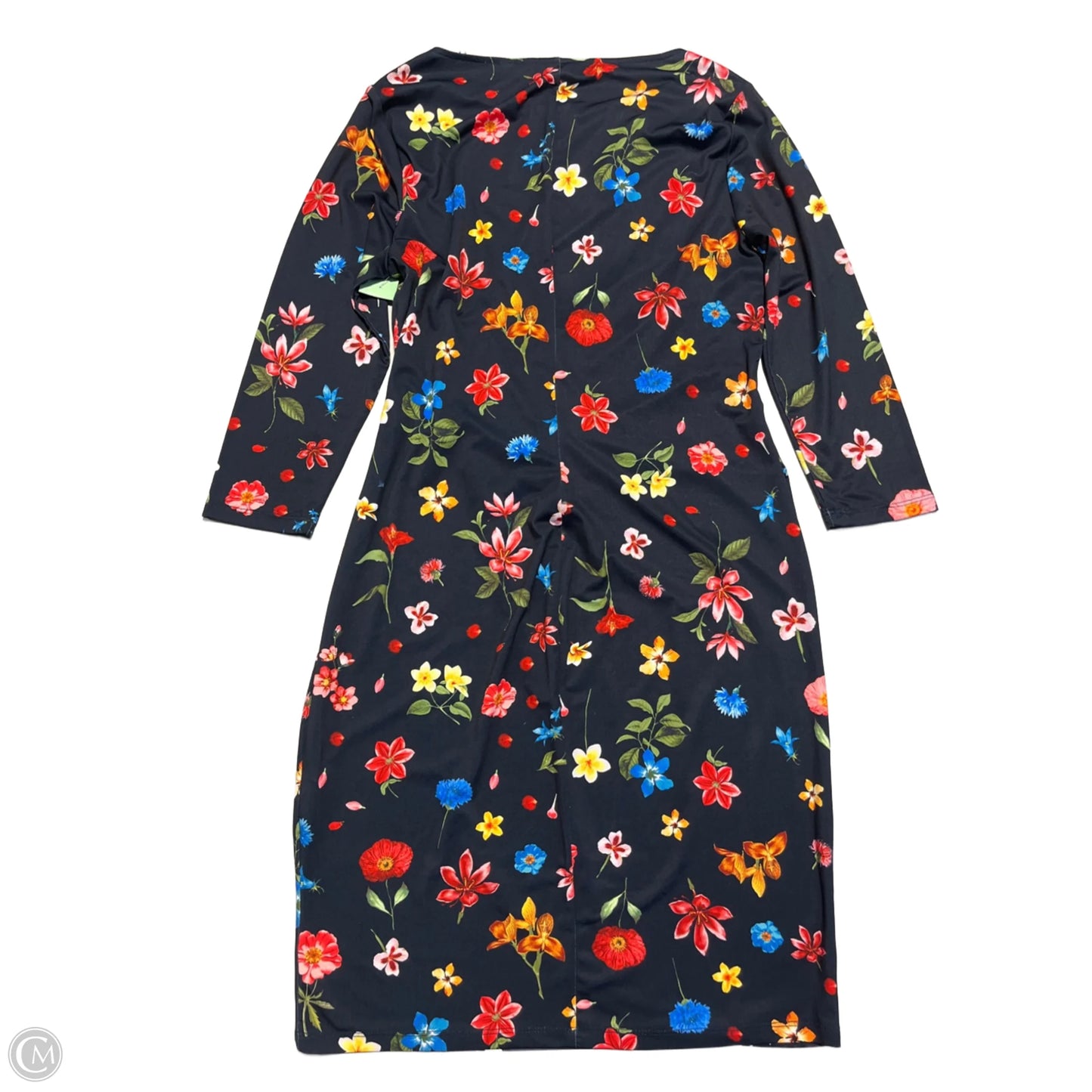 Dress Casual Short By Tahari By Arthur Levine In Floral Print, Size: L