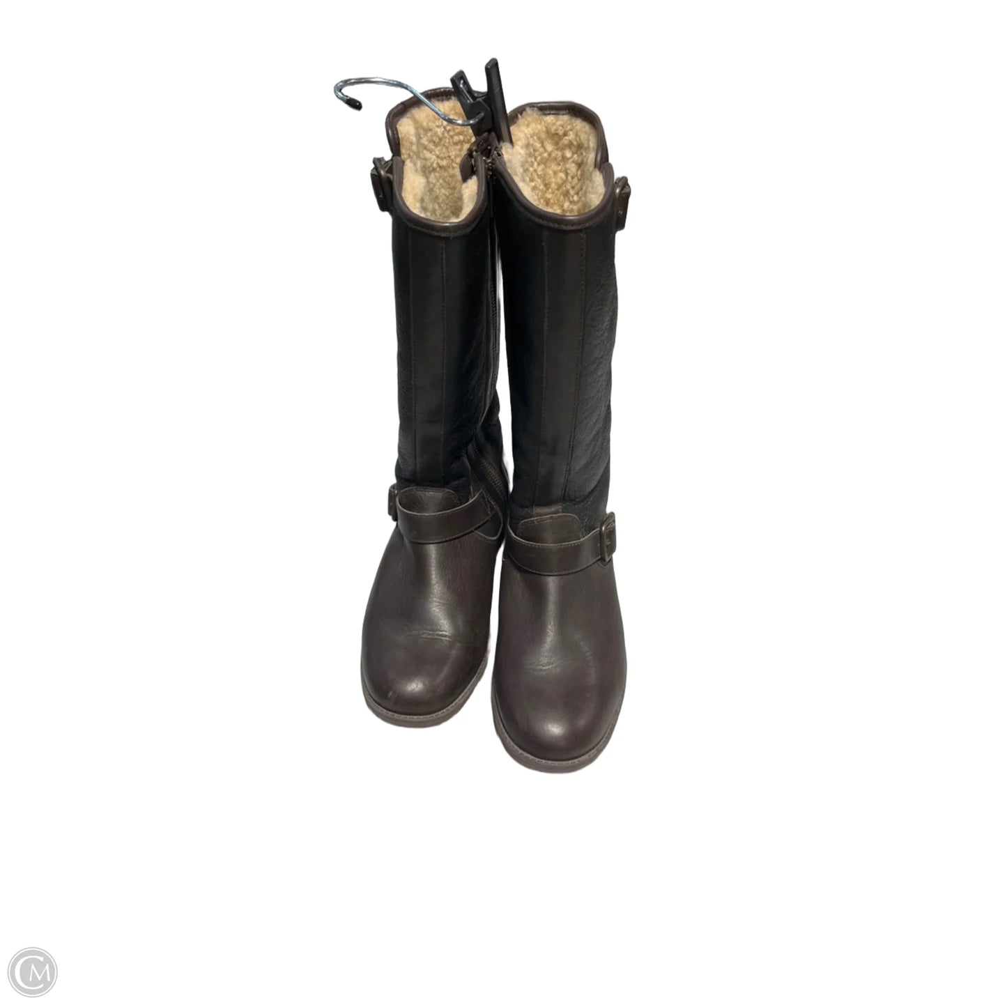 Boots Designer By Ugg In Brown, Size: 8.5
