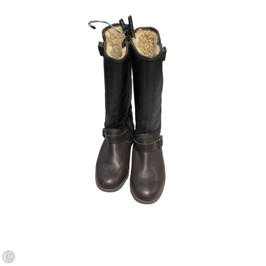 Boots Designer By Ugg In Brown, Size: 8.5