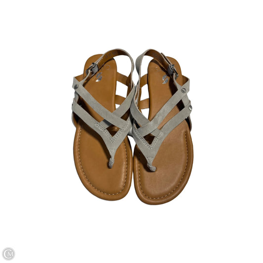 Sandals Flats By Cmc In Beige, Size: 8.5