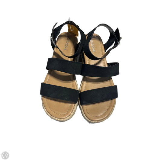 Sandals Flats By Soda In Black, Size: 9